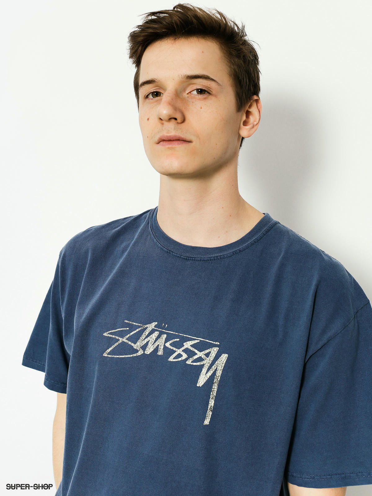 Stussy T-shirt Vintage Stock Pig Dyed (navy)