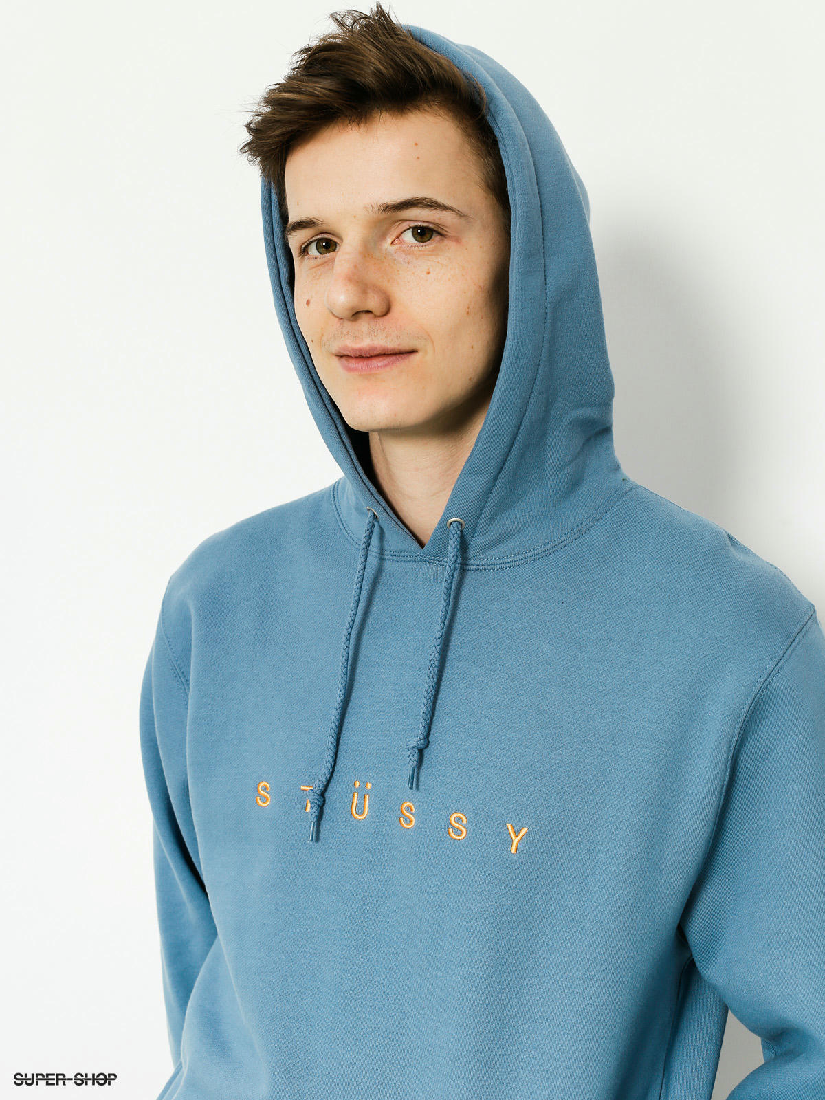 Stussy helvetica sale hoodie