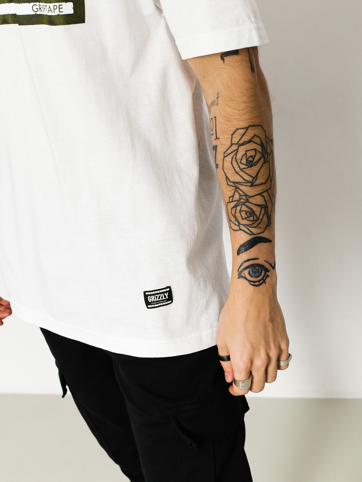 Grizzly Griptape T-shirt Forester Stamp (white)