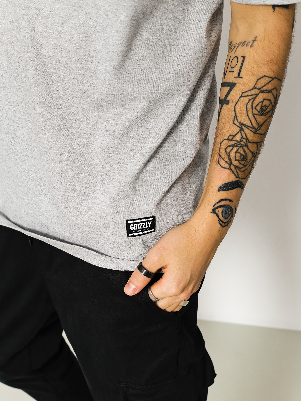 Grizzly Griptape T-shirt Forester Og Bear (heather)