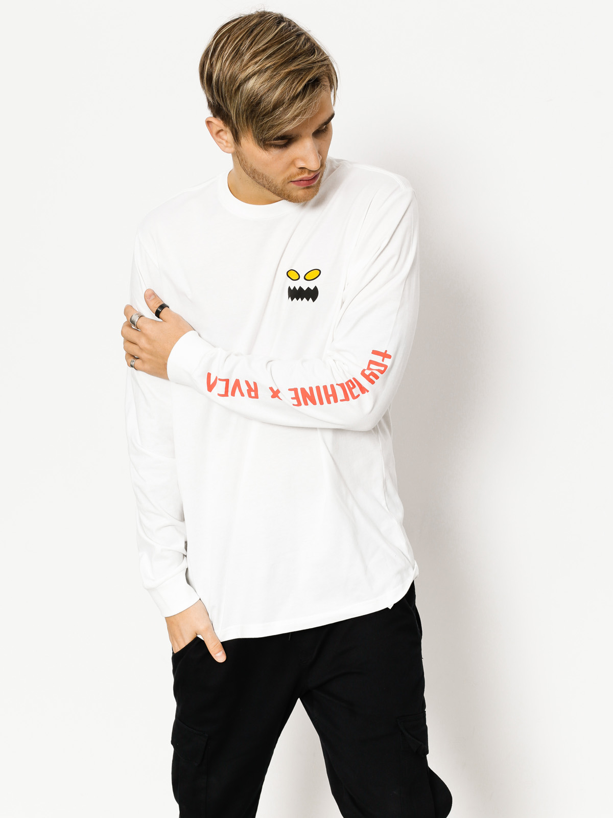 RVCA Longsleeve Toy Machine X Rvca L (white)