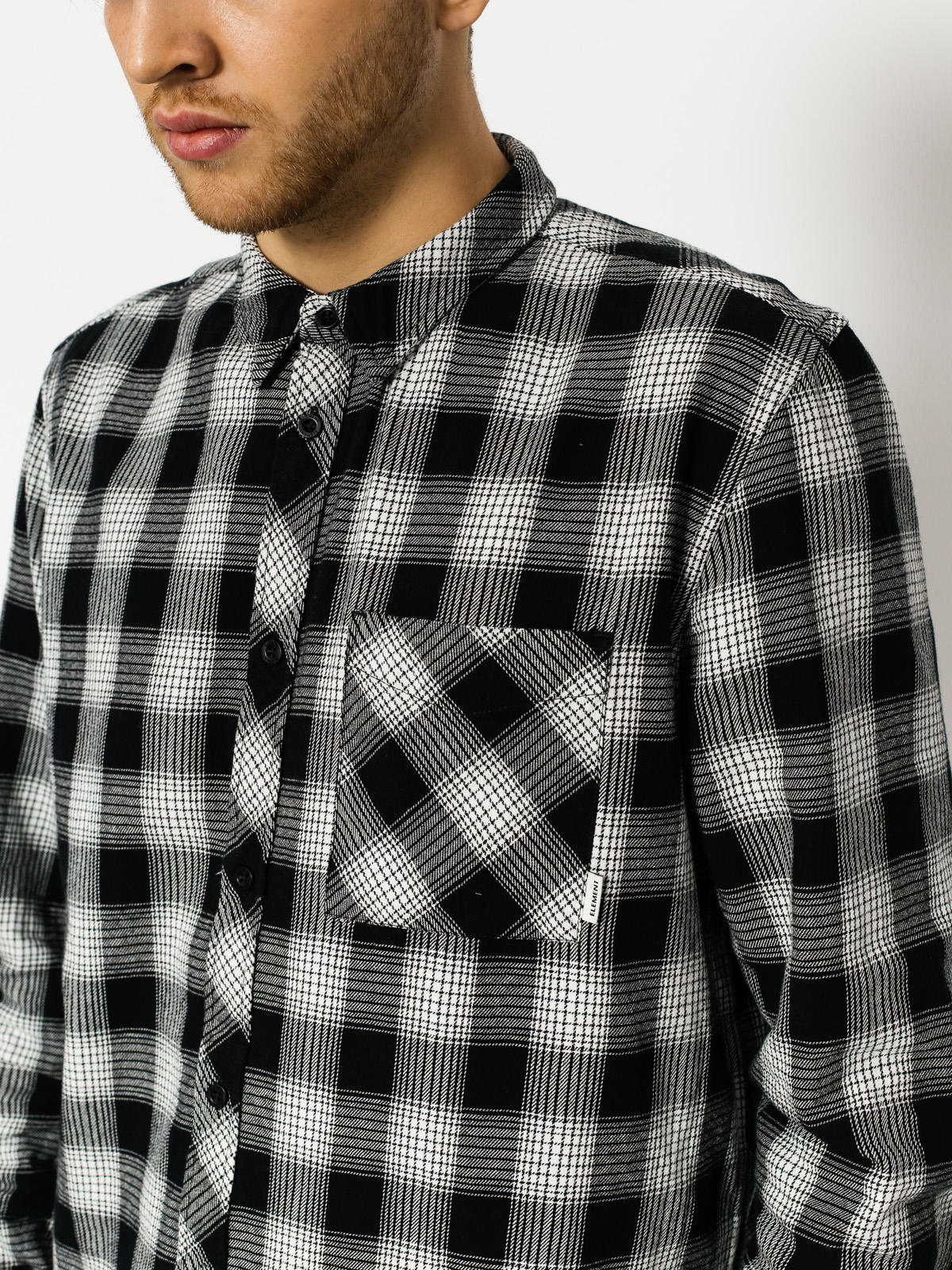 Element Hemd Clark Ls (flint black)