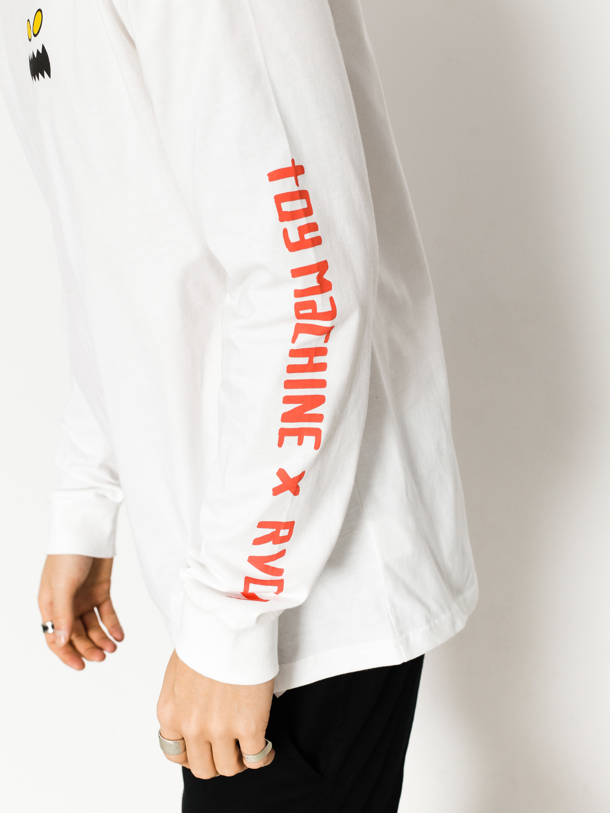 RVCA Longsleeve Toy Machine X Rvca L (white)