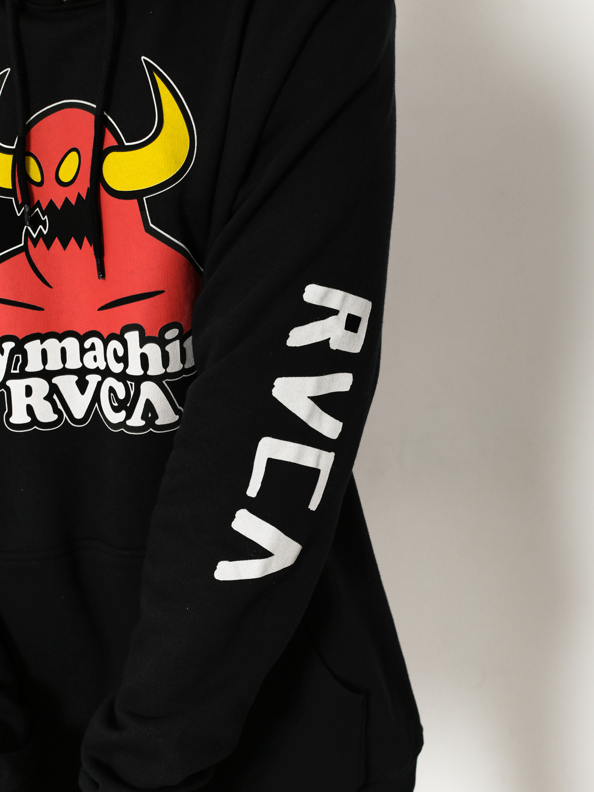 toy machine rvca hoodie