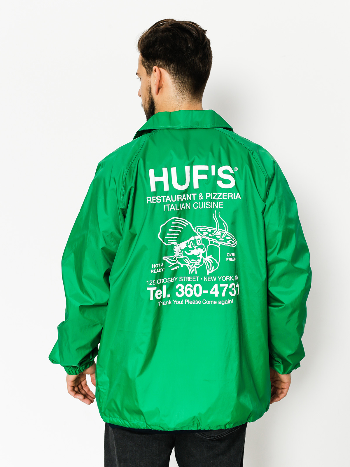 HUF Jacket Hufs Pizza (green)