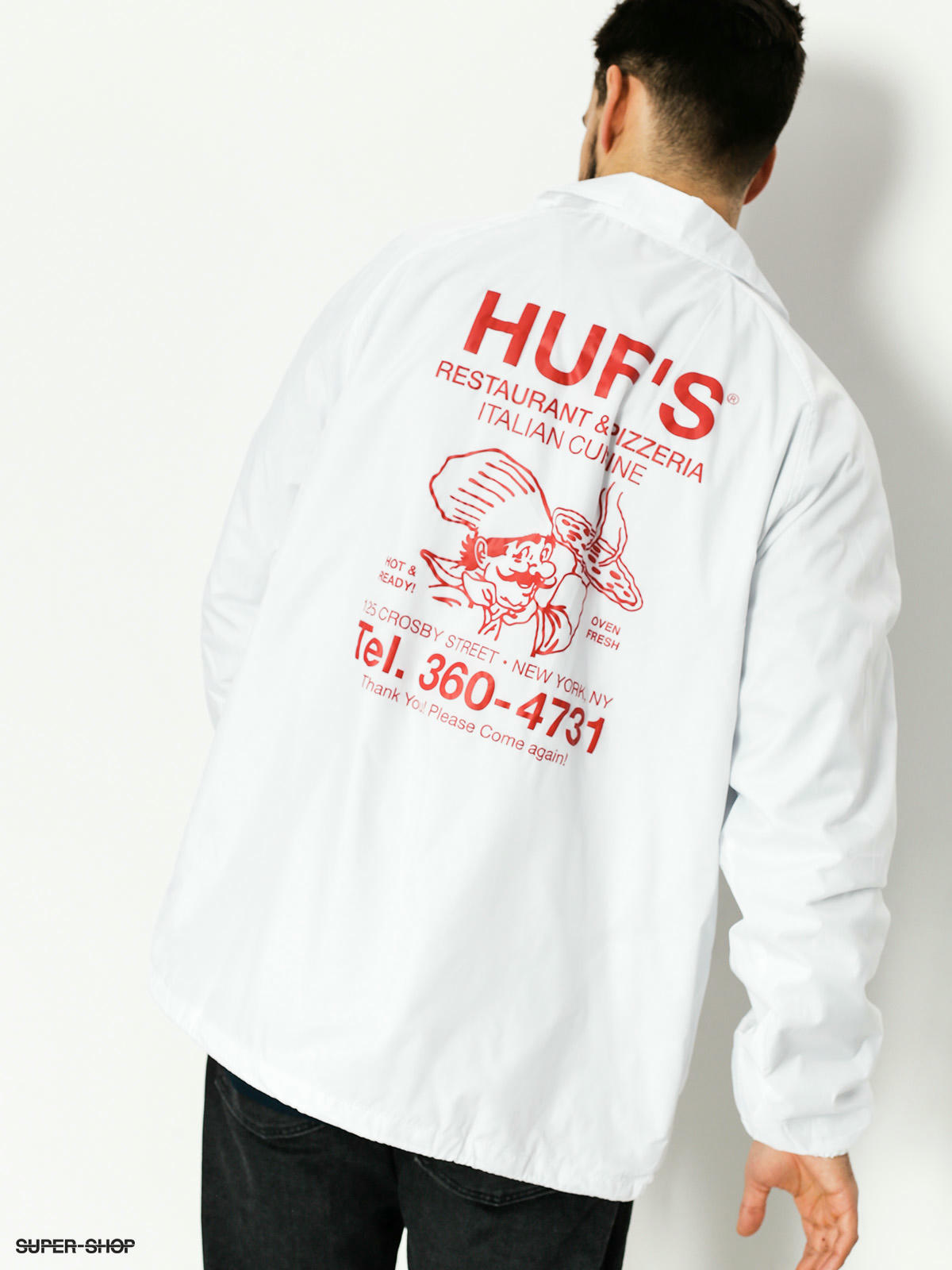 HUF Jacket Hufs Pizza (white)