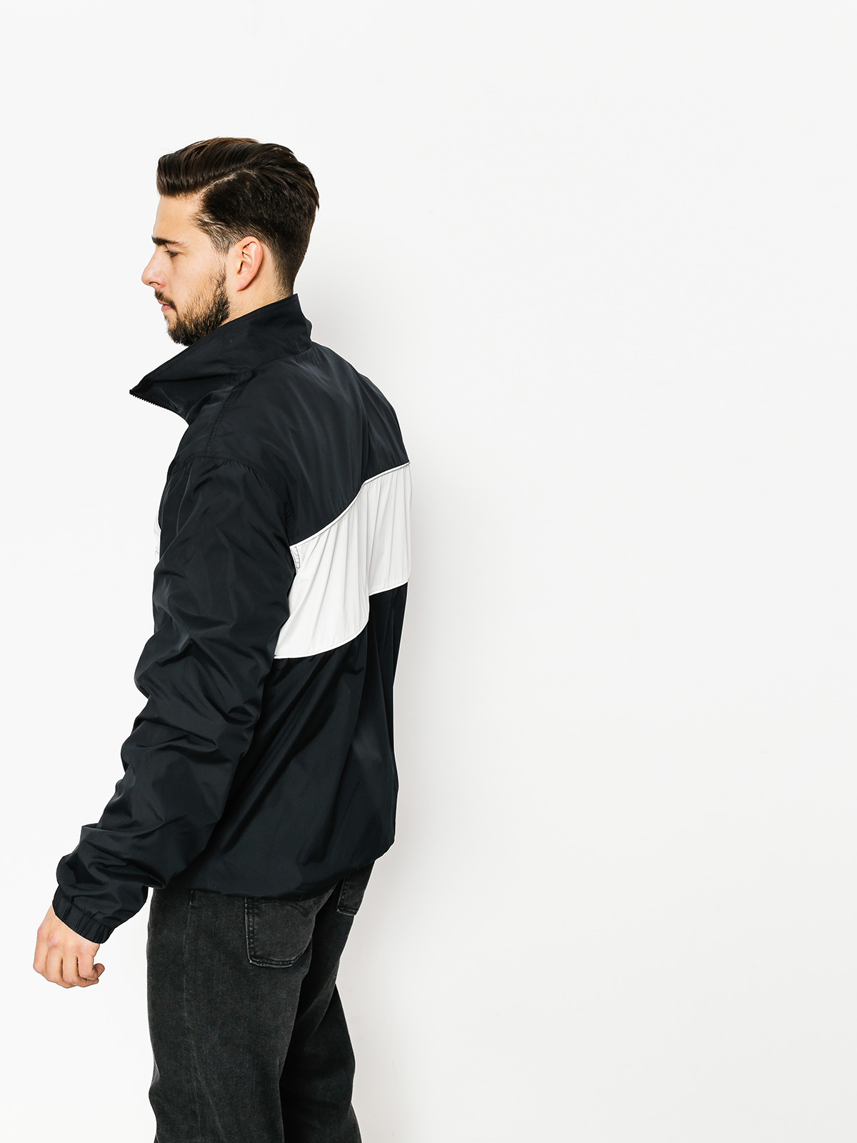 HUF Jacket Jacket Stadium Half Zip Track (black)