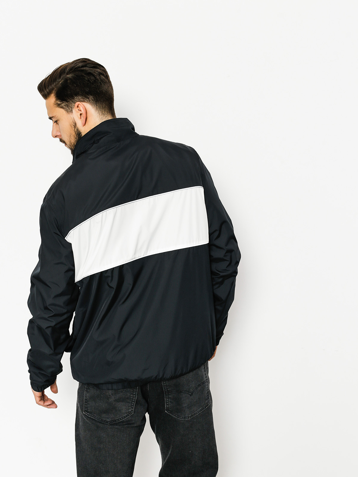 HUF Jacket Jacket Stadium Half Zip Track (black)