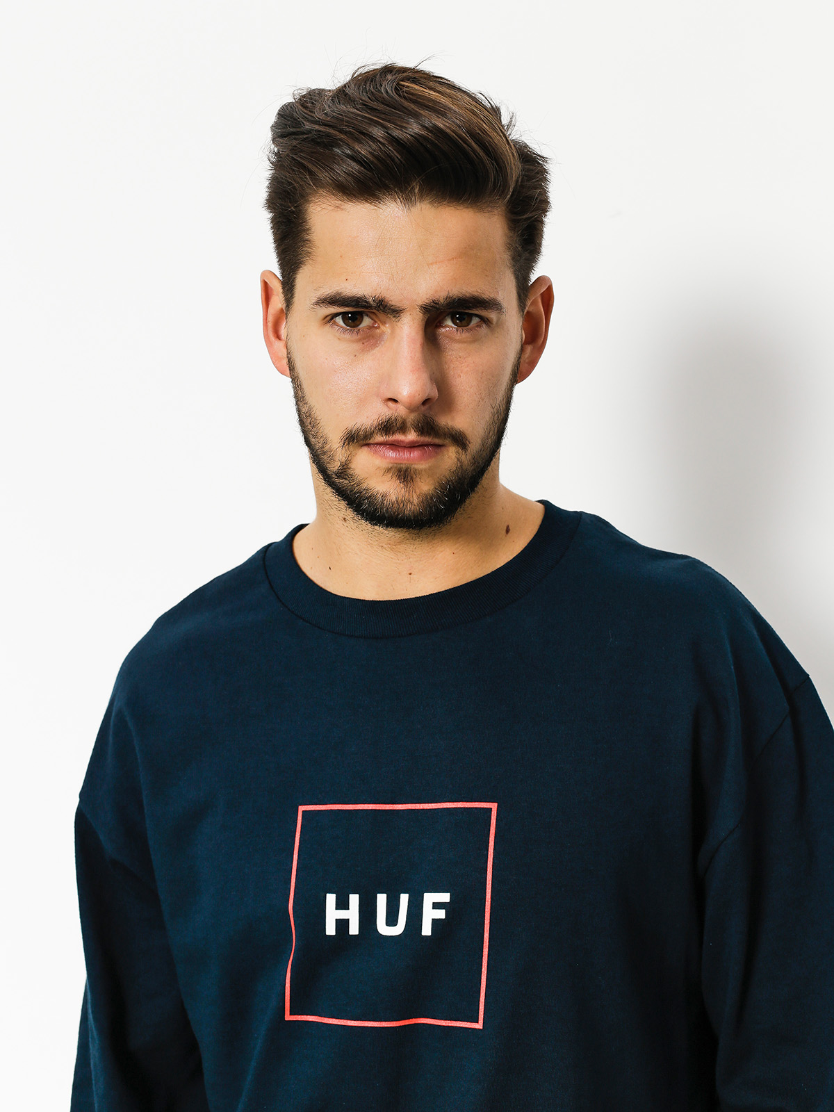 HUF Longsleeve Stadium Anthem (navy)