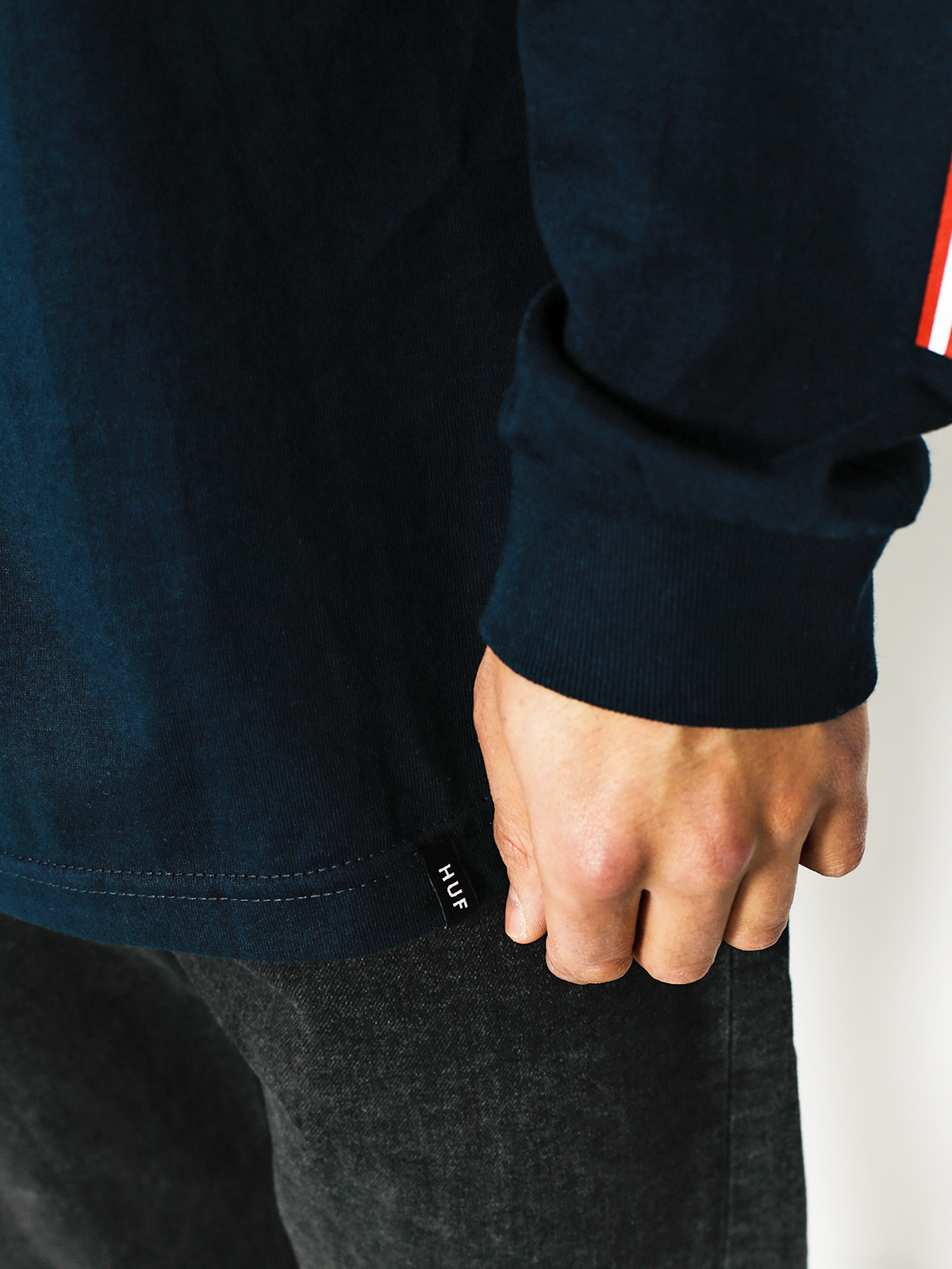 HUF Longsleeve Stadium Anthem (navy)