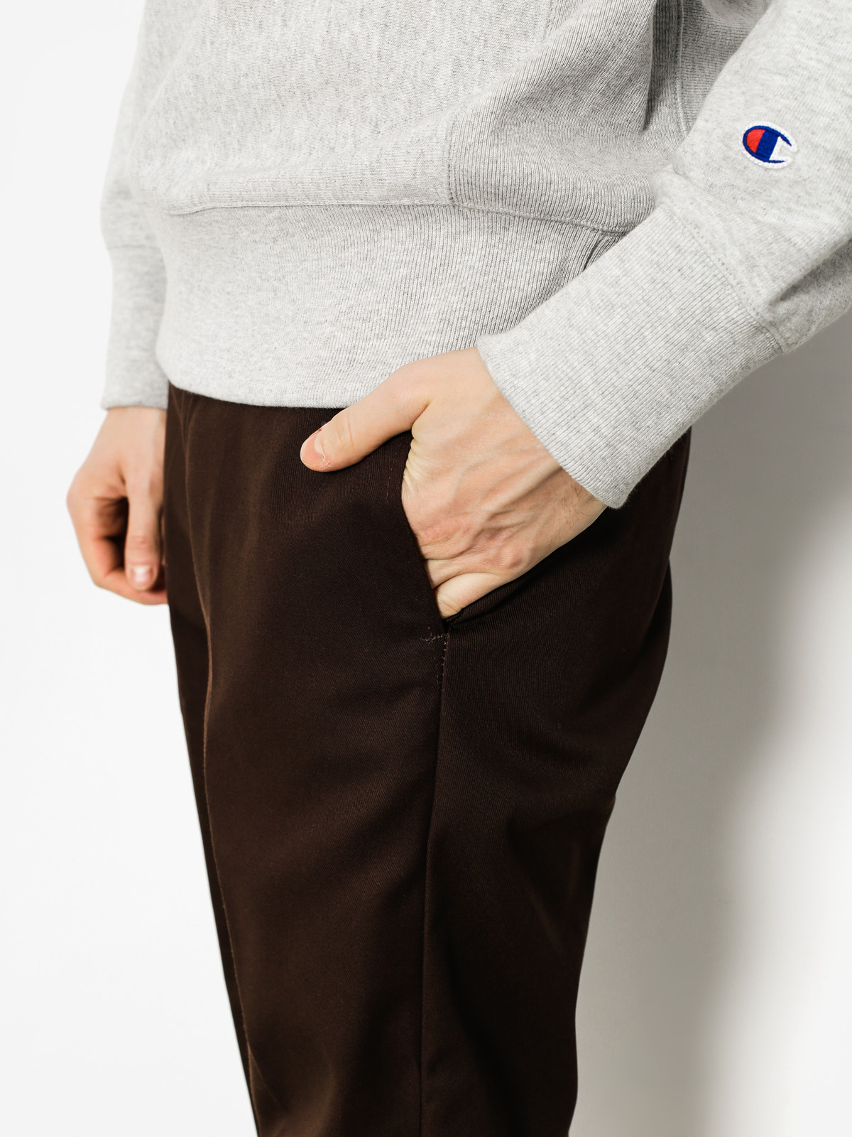 Dickies Hose WP873 Slim Straight Work Pant (chocolate brown)