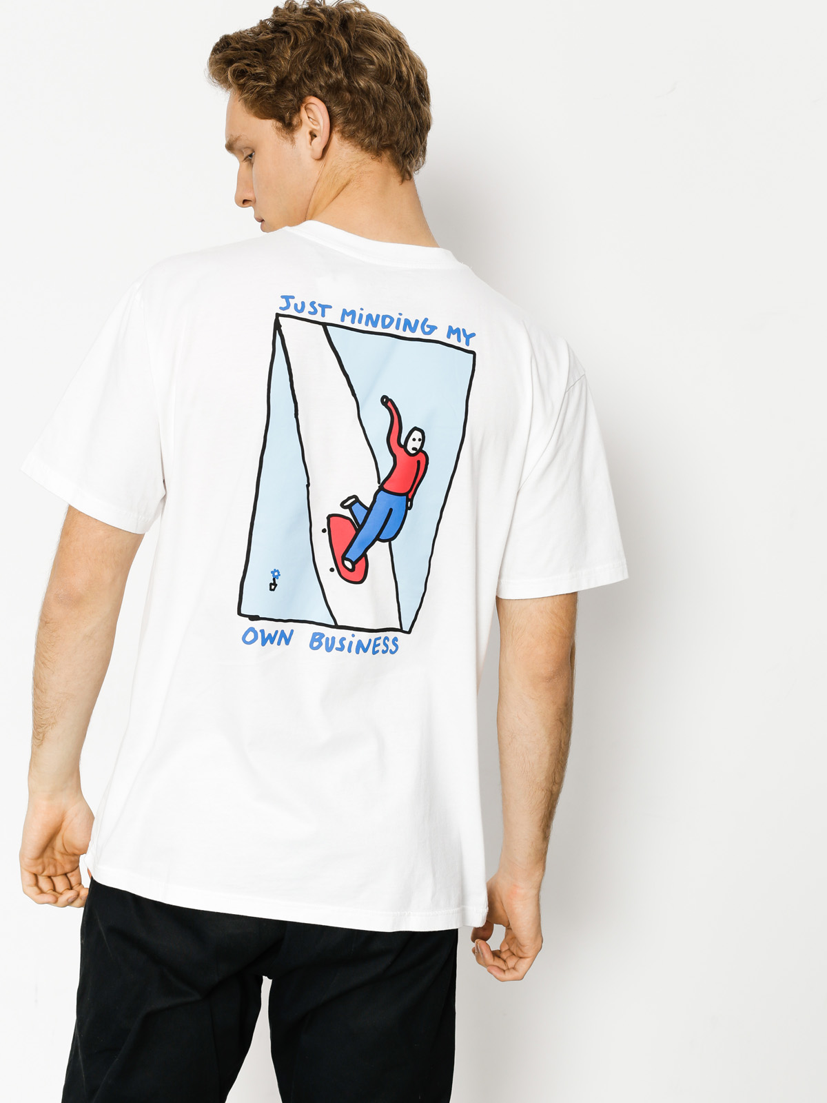 Polar Skate T-shirt Just Minding My Own Business (white)