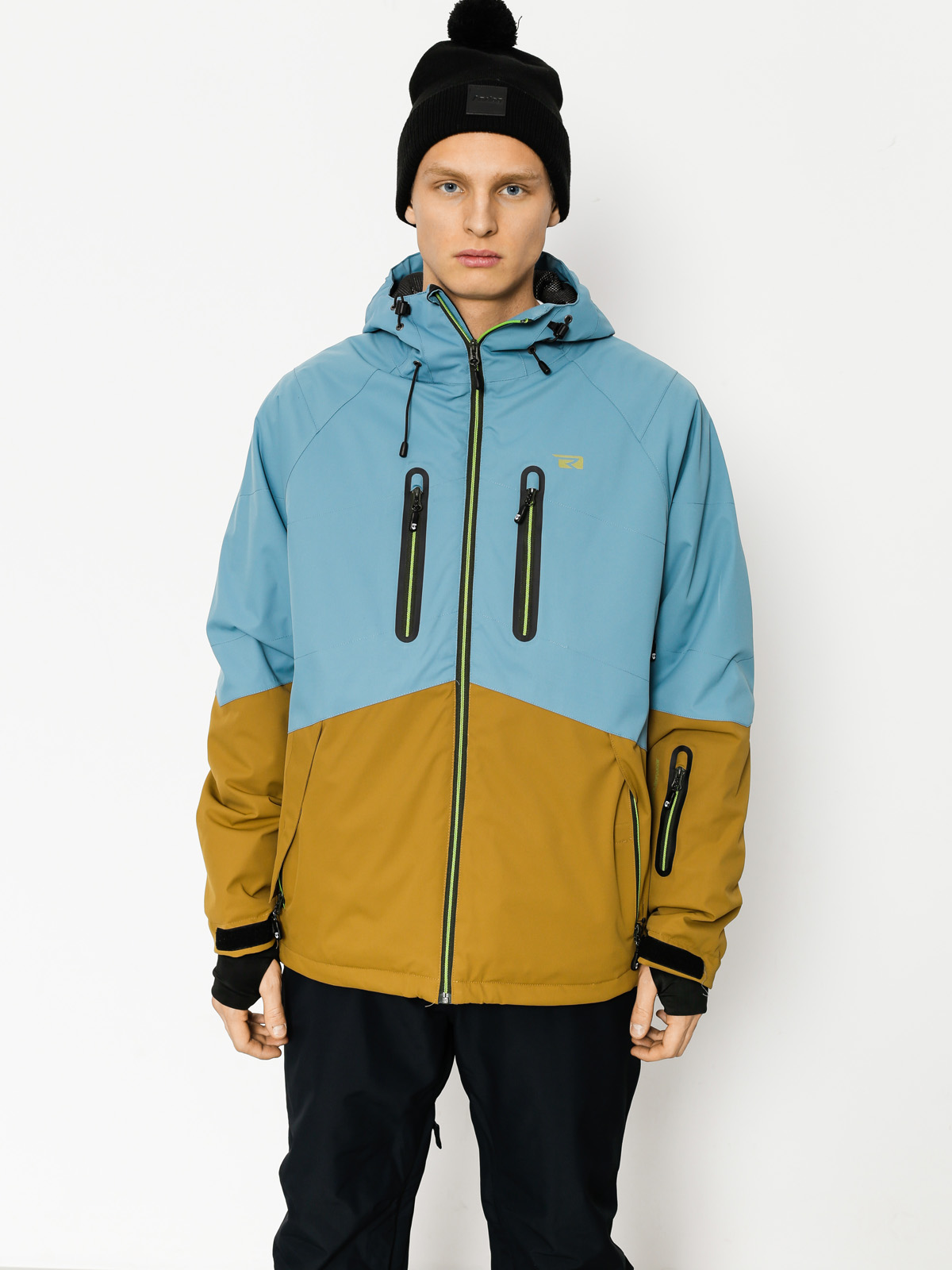 gold snowboard jacket