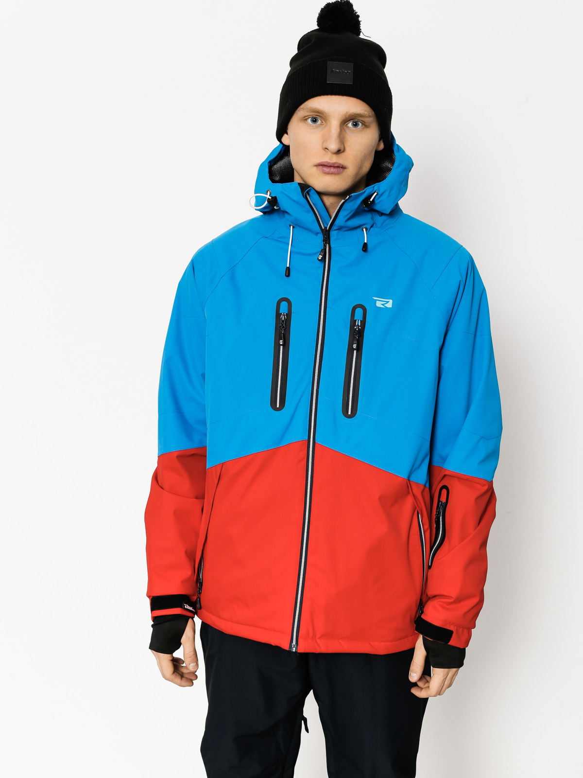 Rehall Snowboardjacke Rage Blau (flame red)