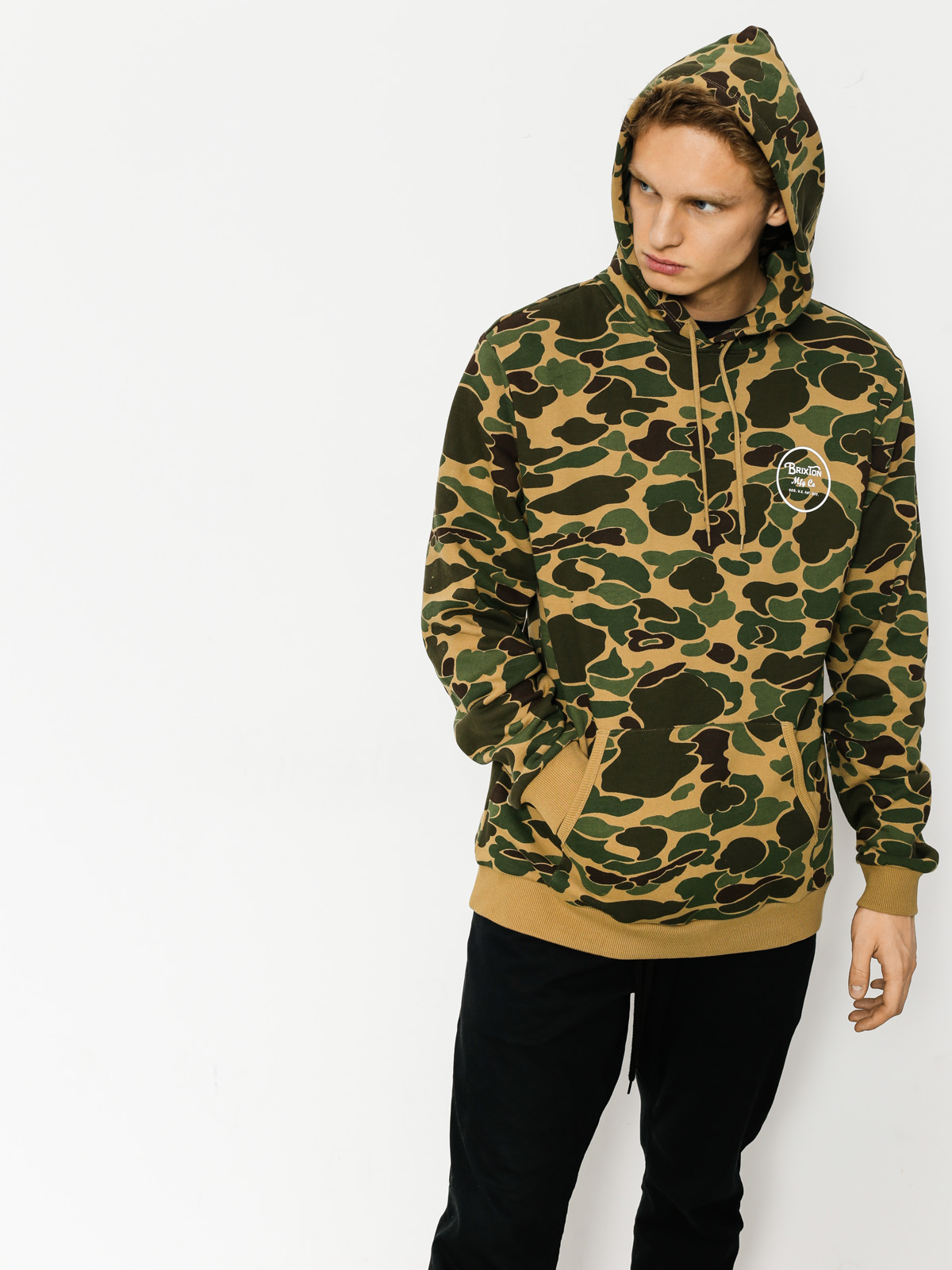 brixton camo hoodie