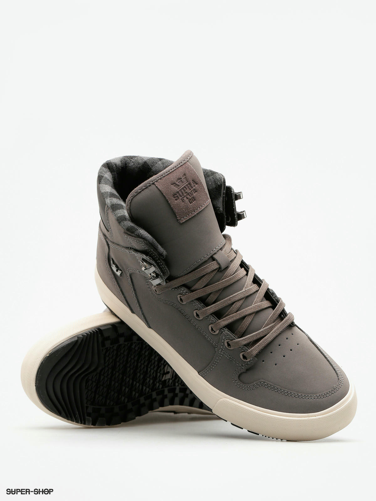 Supra vaider sale charcoal white