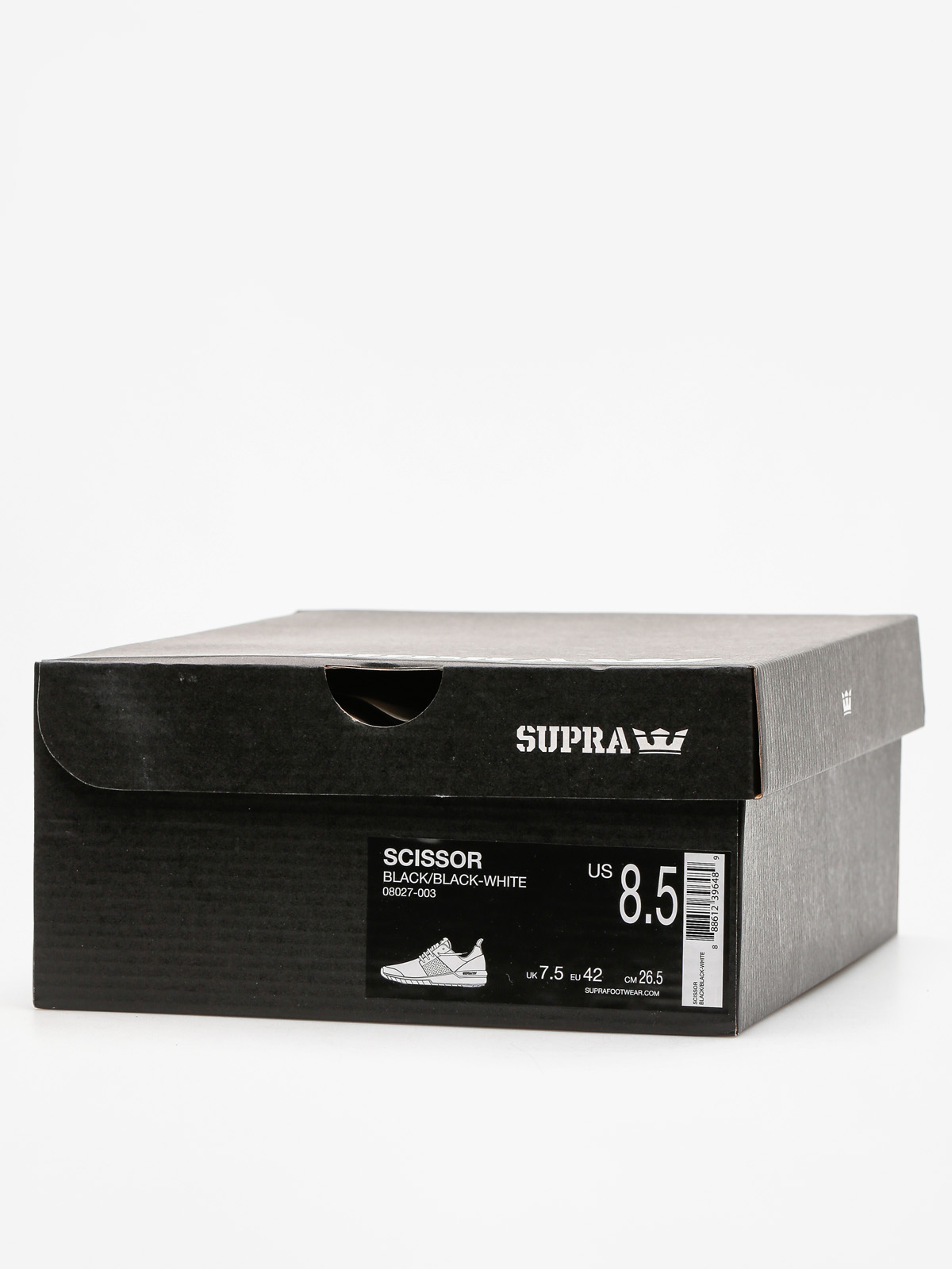 Supra Shoes Scissor (black/risk red white)