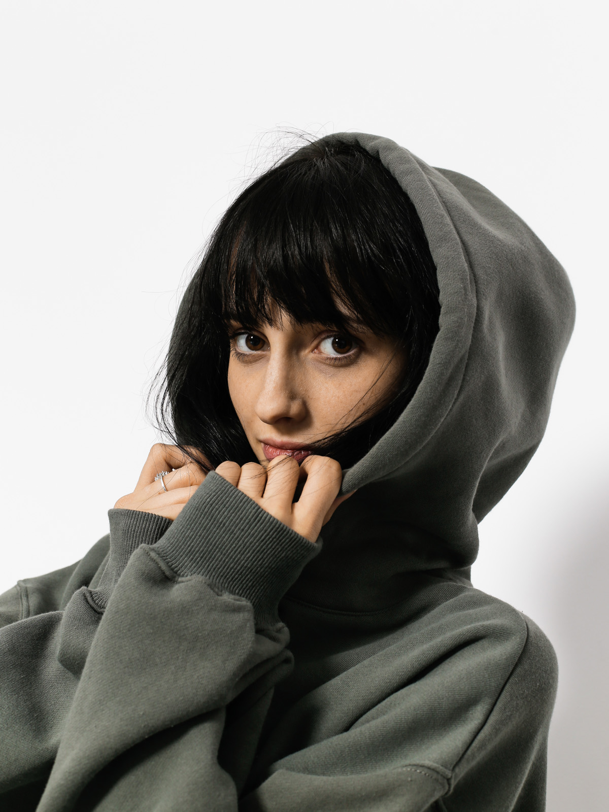 Stussy Hoodie Civil Cropped HD Wmn (sage)