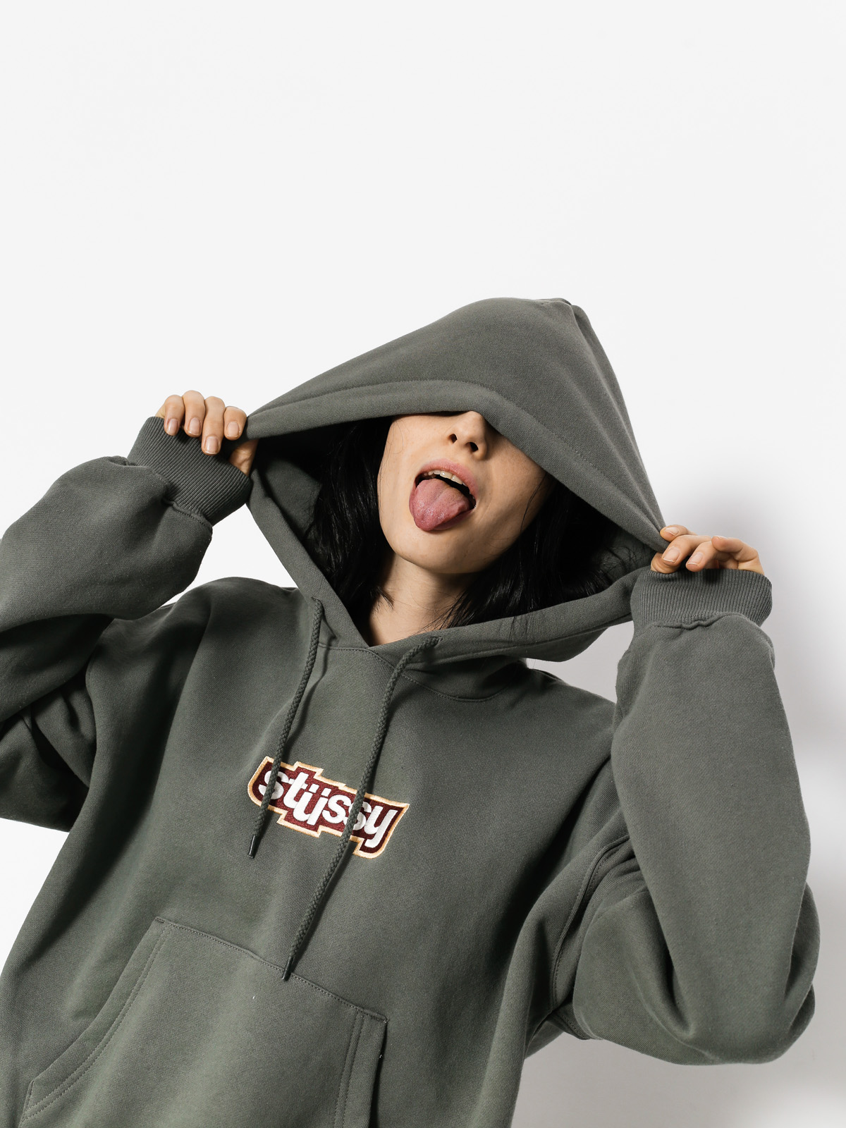 Stussy Hoodie Civil Cropped HD Wmn (sage)