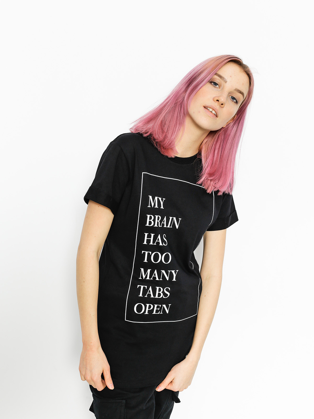 Diamante Wear T-shirt My Brain Wmn (black)