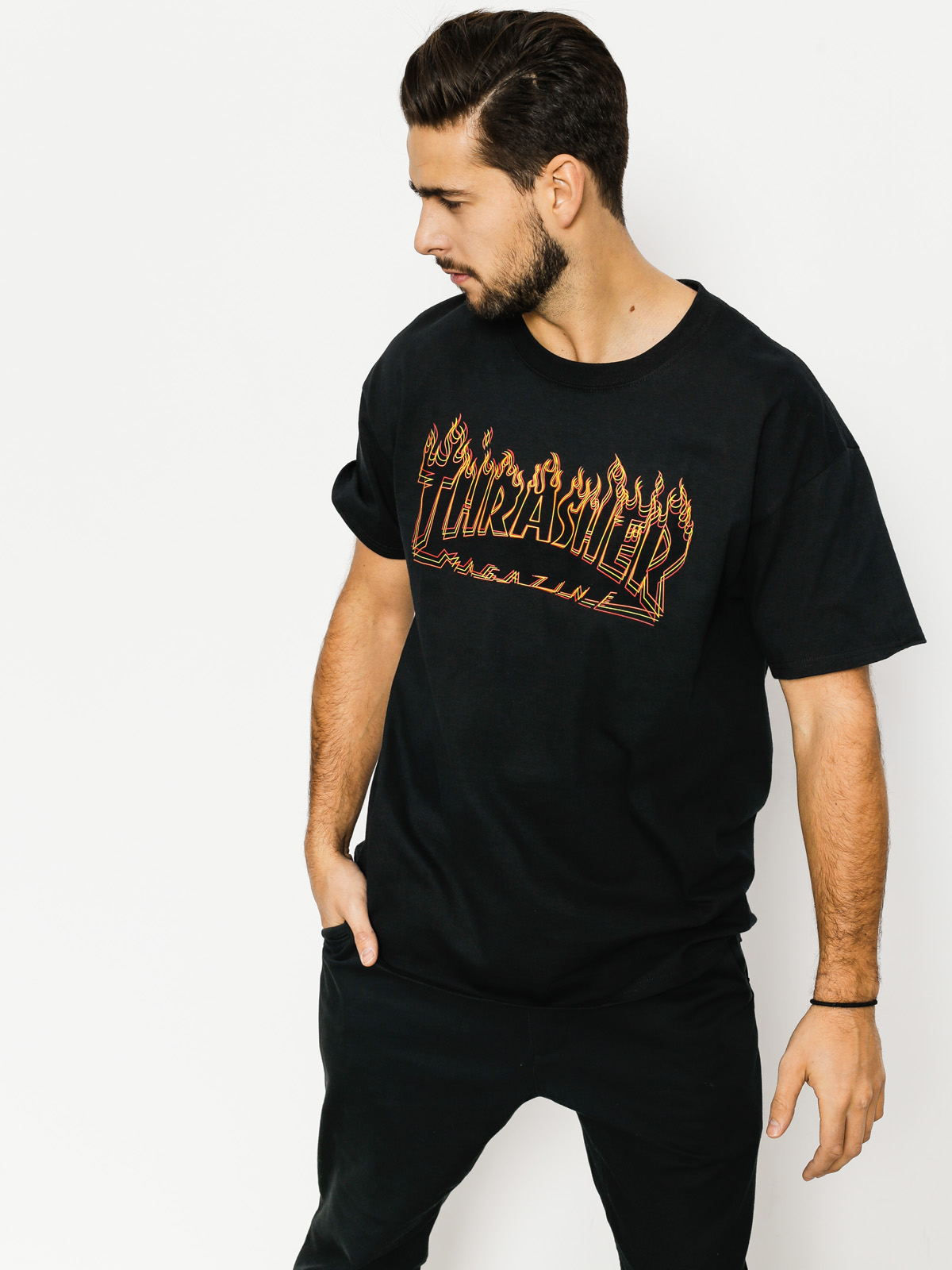 Thrasher T-shirt Richter (black)