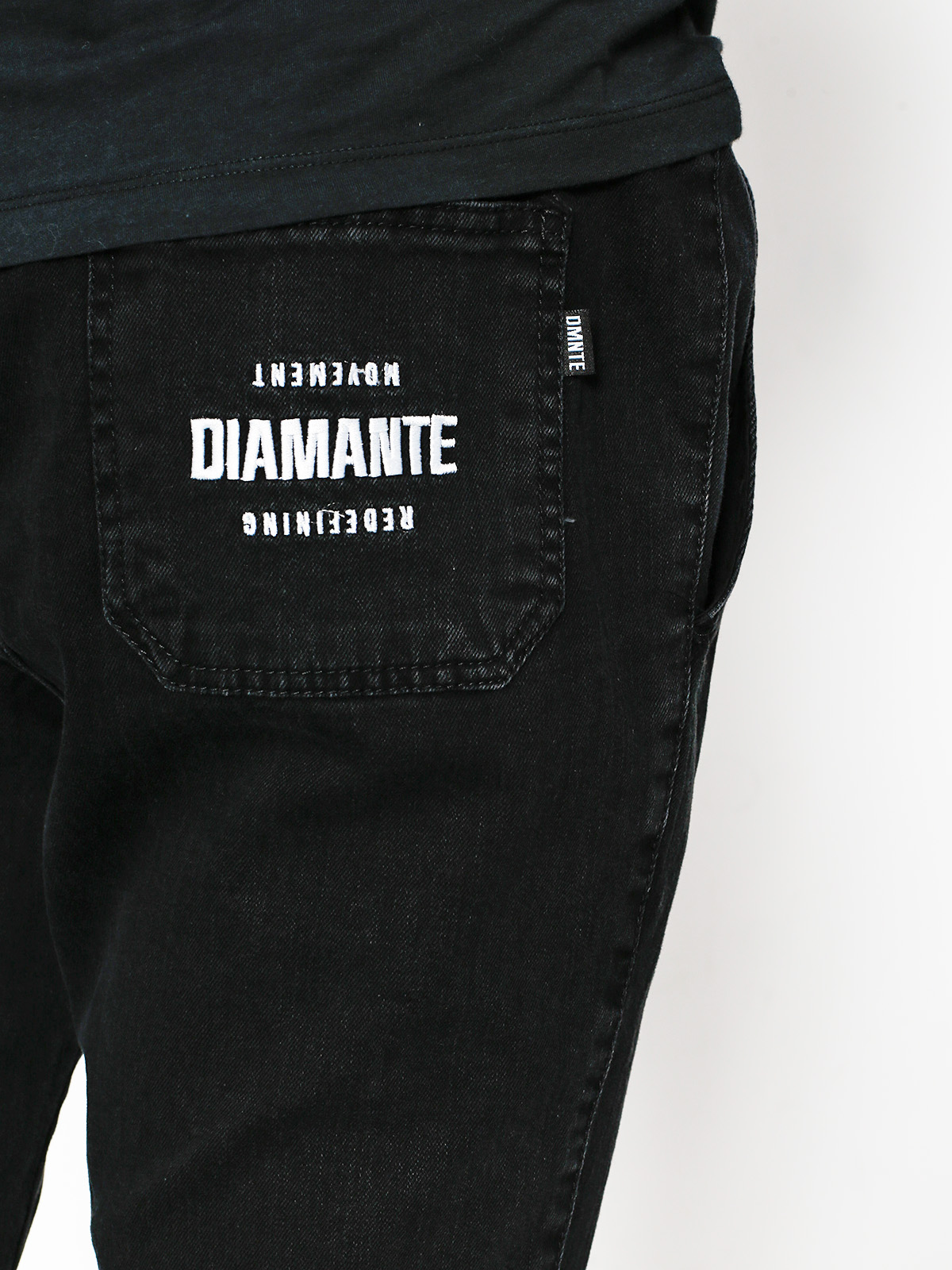 Diamante Wear Hose Rm Jogger Jeans (black)