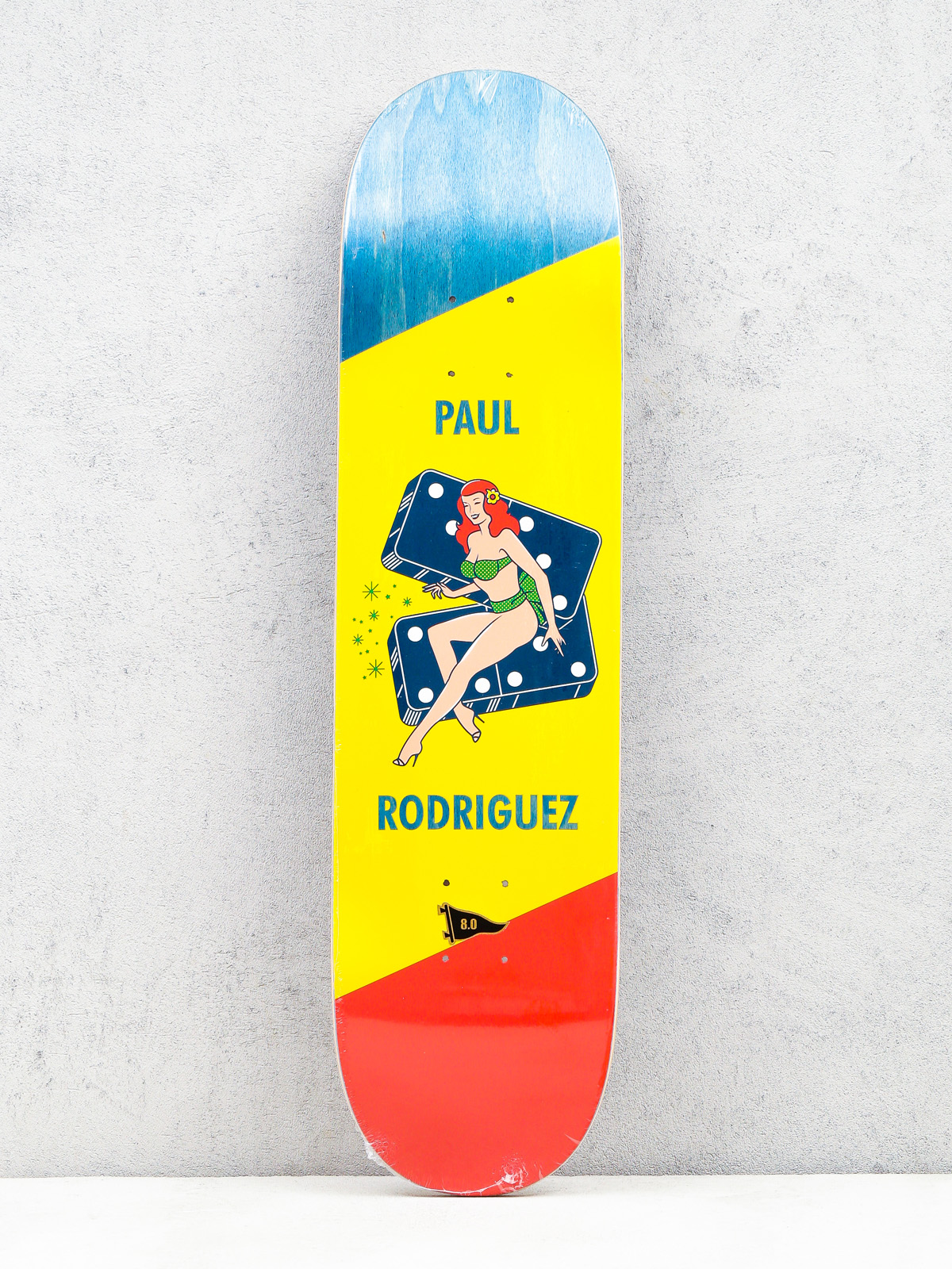 Primitive Deck Rodriguez Pin Up (domino girl/yellow/red)