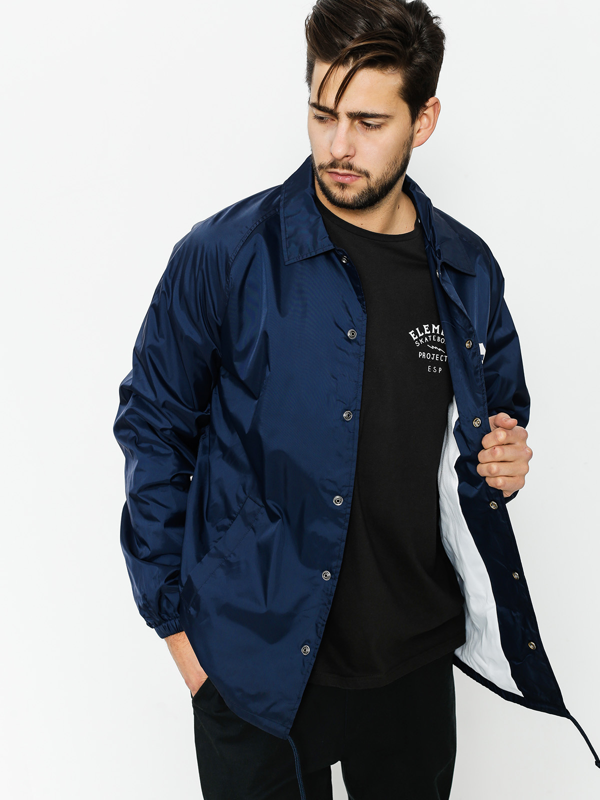 Primitive Jacket Dirty Windbreaker navy blue navy