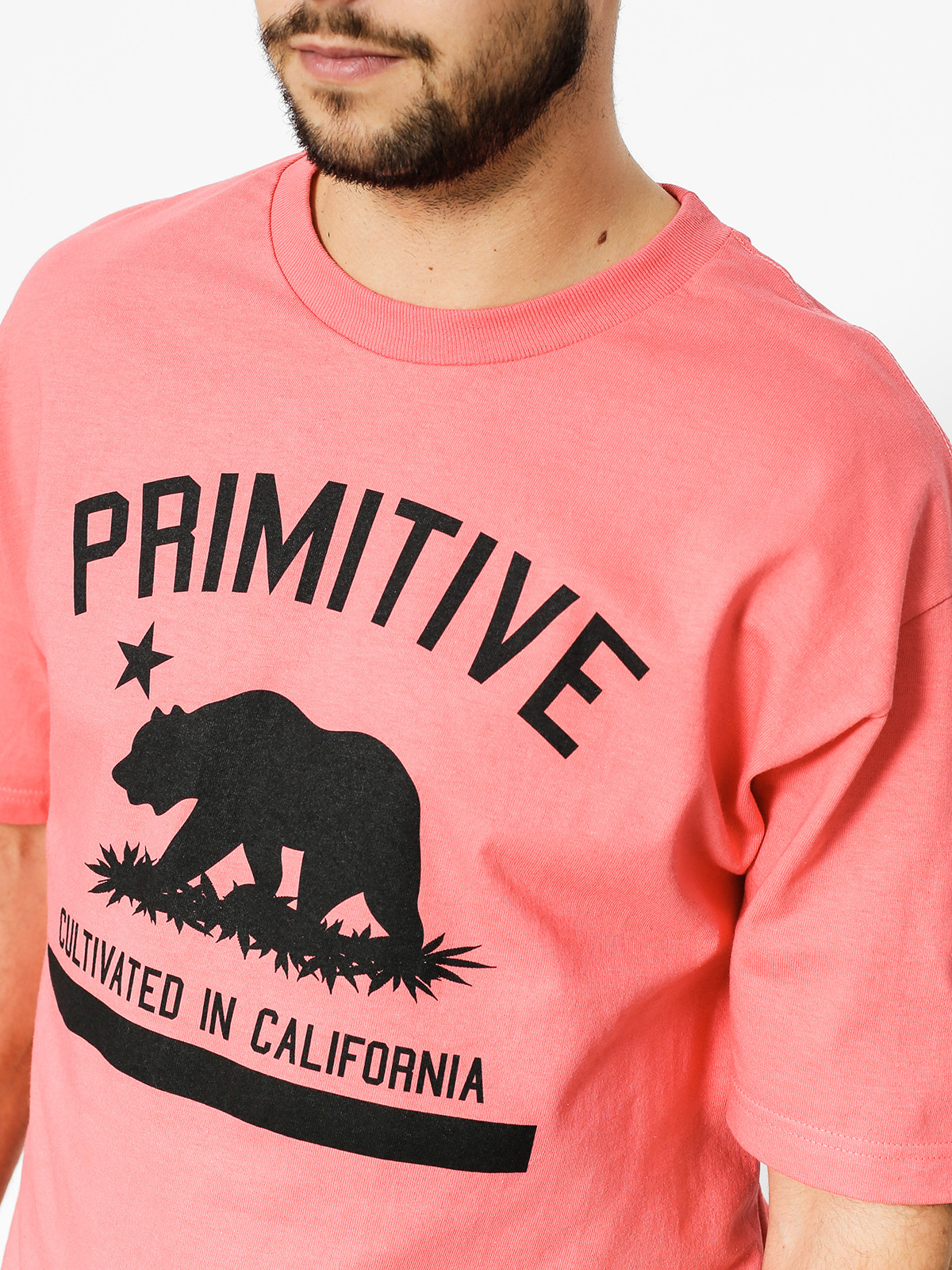 plain coral t shirt