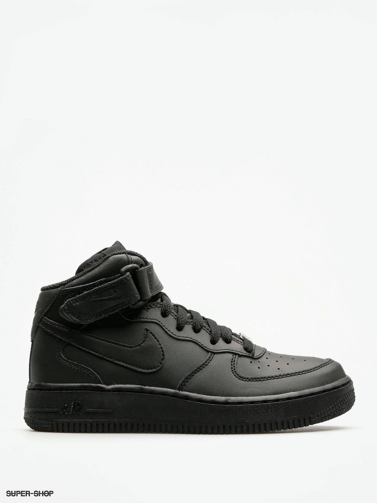 nike air force 1 mid all black