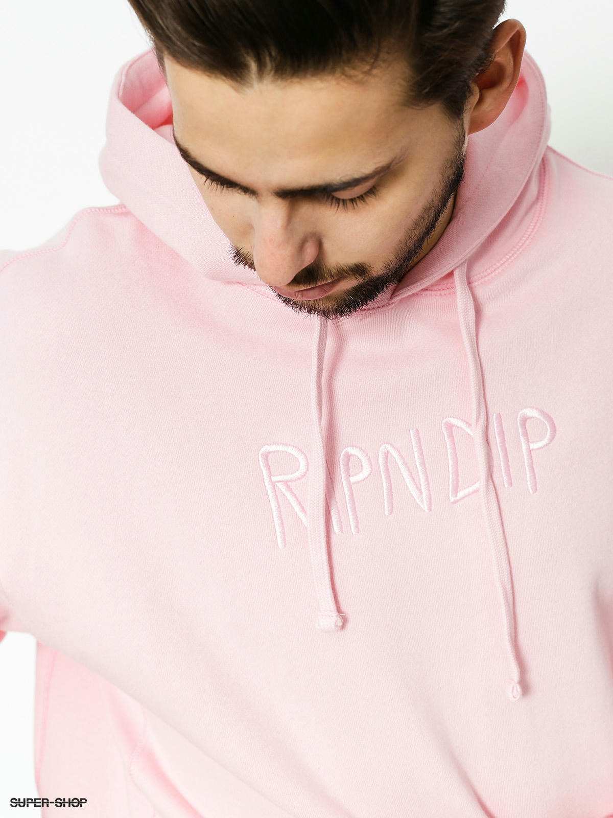 RipNDip Hoodie Logo Embroidered HD (pink)