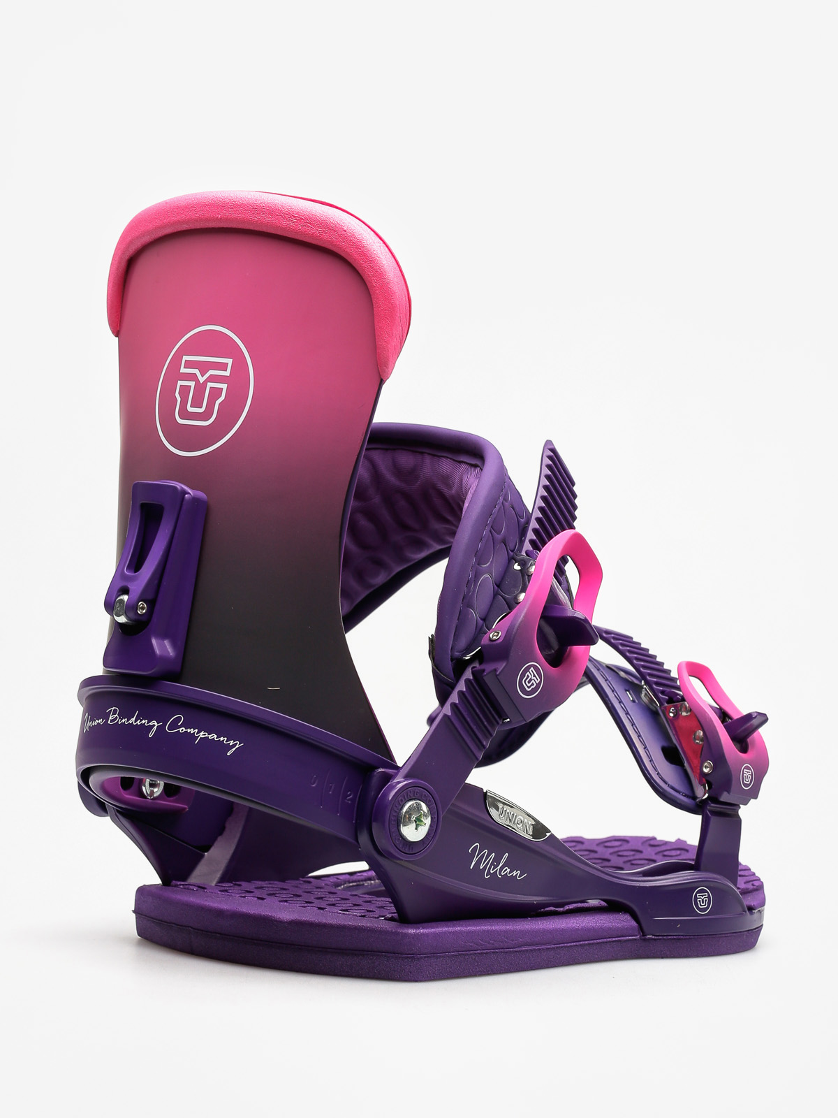 Womens Union Snowboard bindings Milan (plum)
