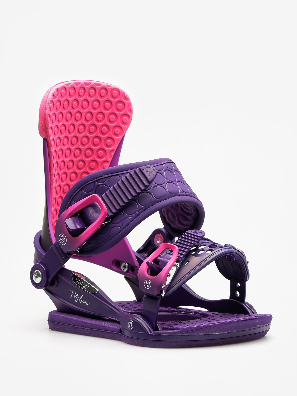 Womens Union Snowboard bindings Milan (plum)