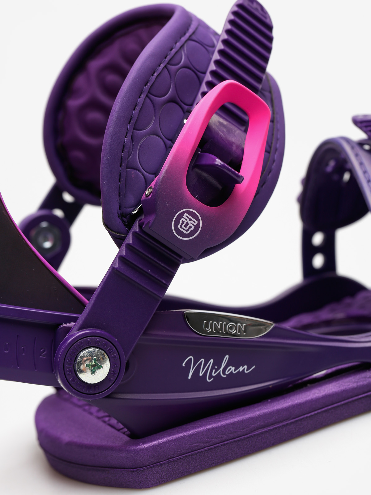 Womens Union Snowboard bindings Milan (plum)