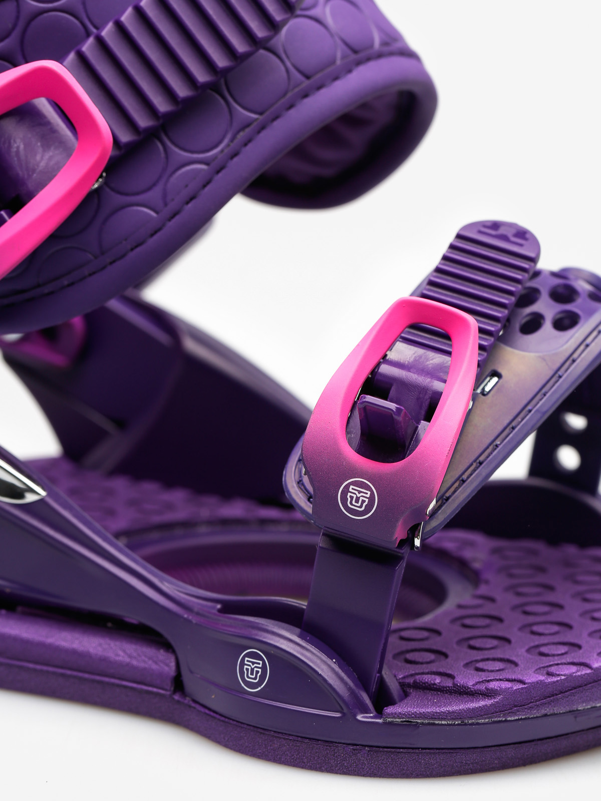 Womens Union Snowboard bindings Milan (plum)