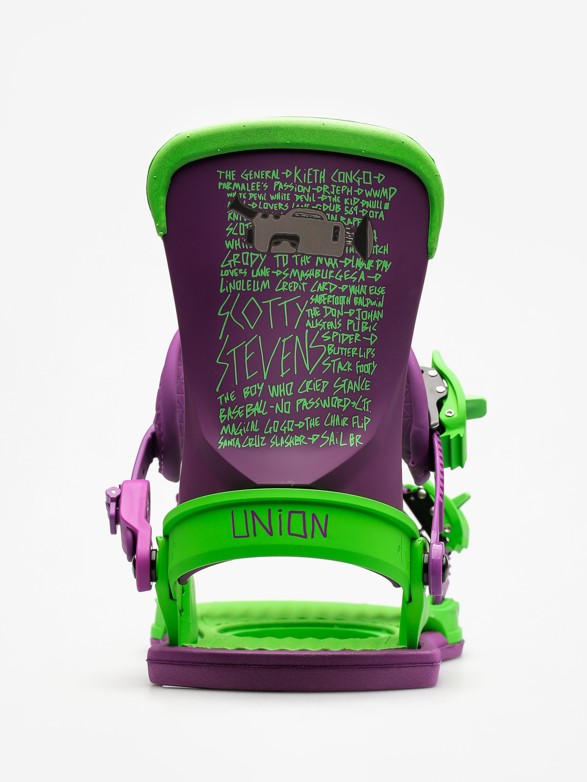 Union Snowboard bindings Contact - green (scotty stevens)