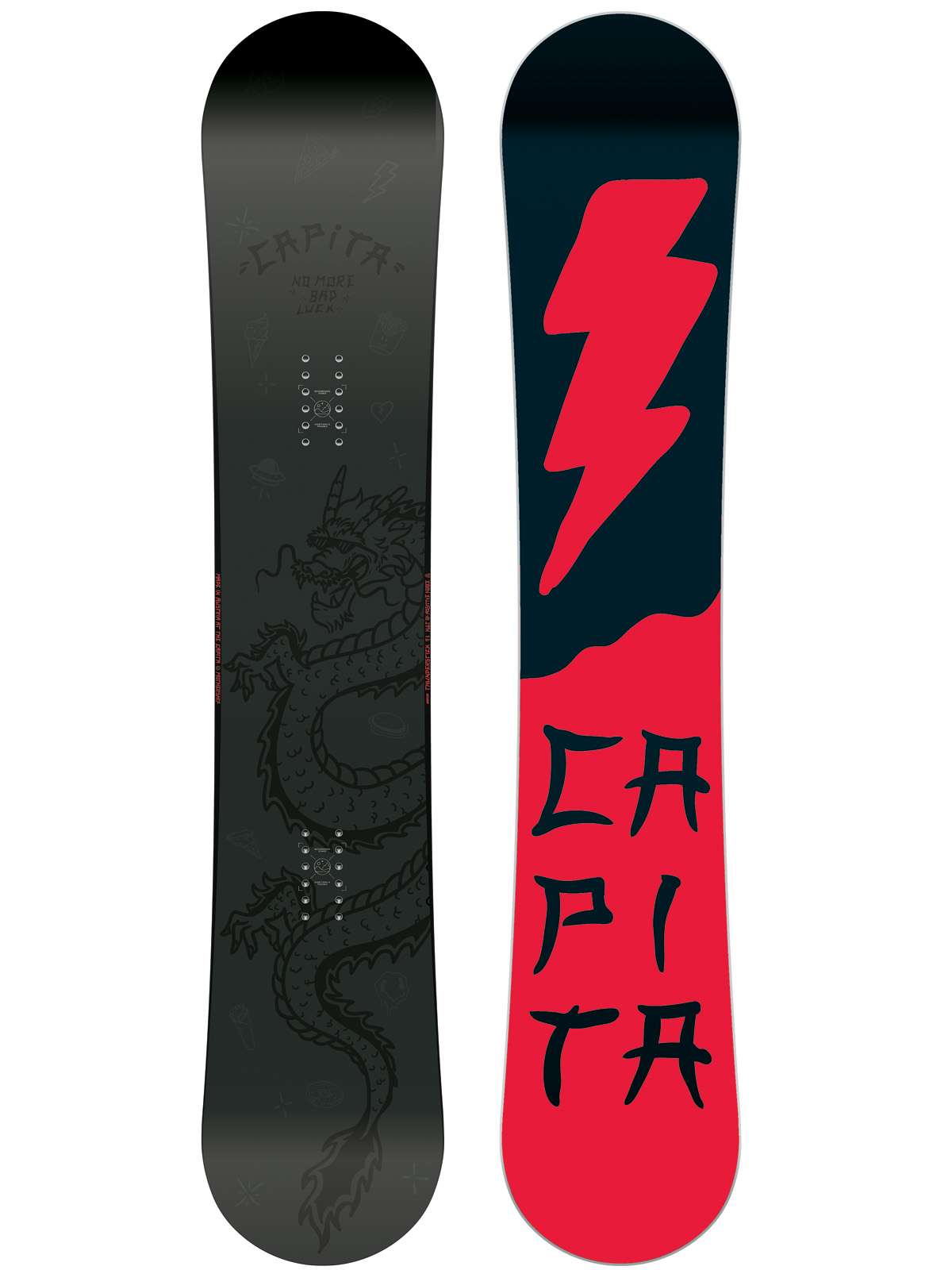 Mens Capita Snowboard Thunderstick (black/red)
