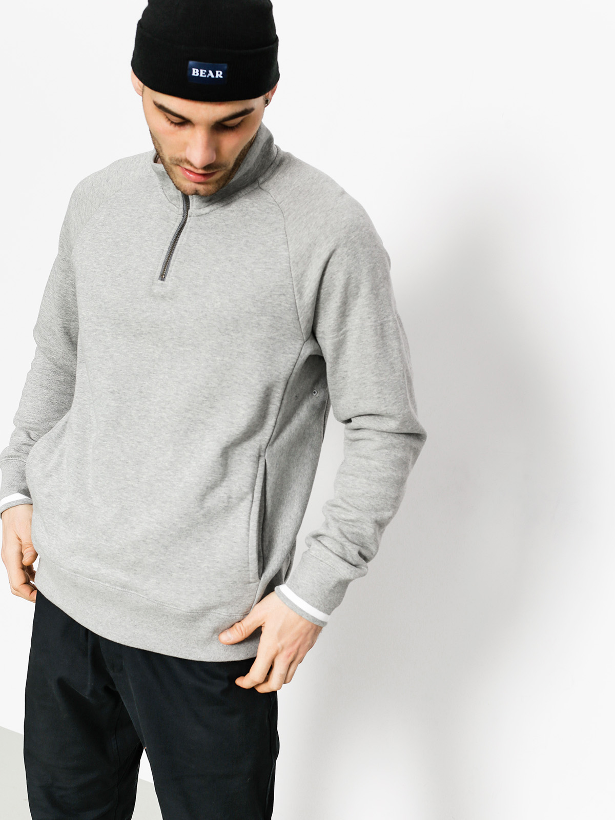 Nike SB Longsleeve Top Evrt Mock Hz (dk Nike Cool GreyHeatherWhite Therma All