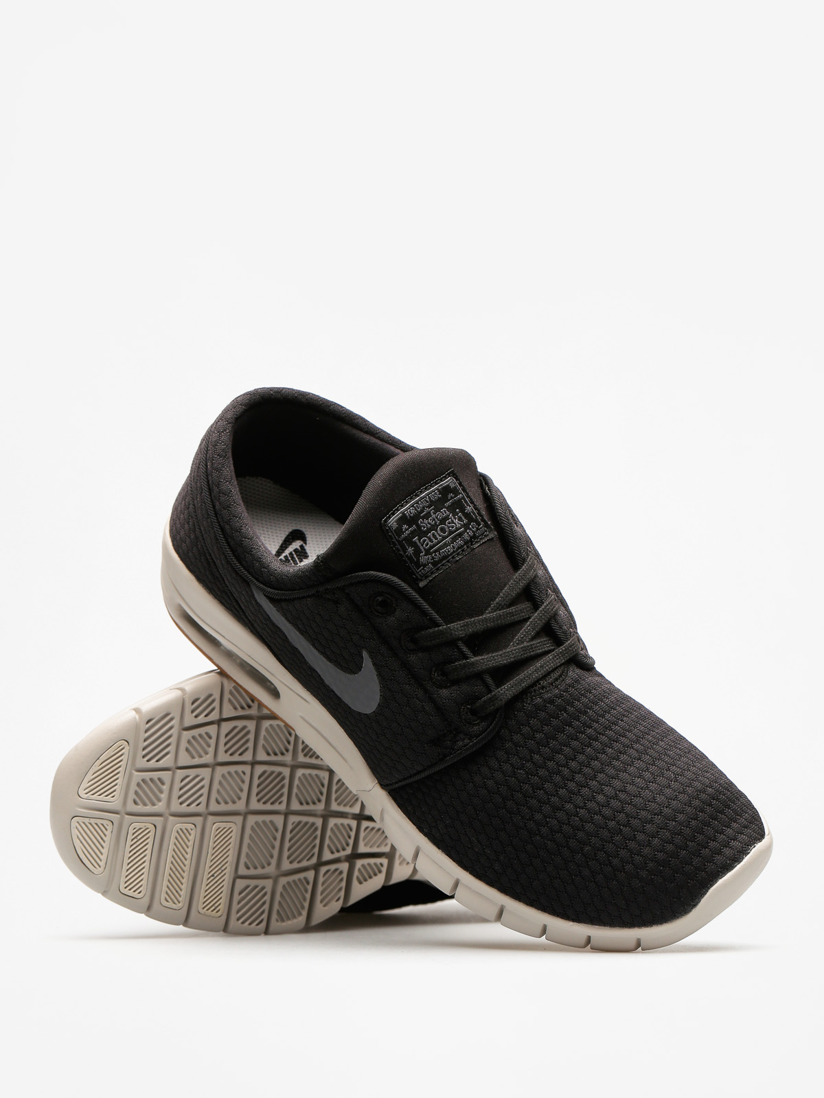 Nike SB Shoes Sb Stefan Janoski Max (black/dark grey gum med brown light bone)