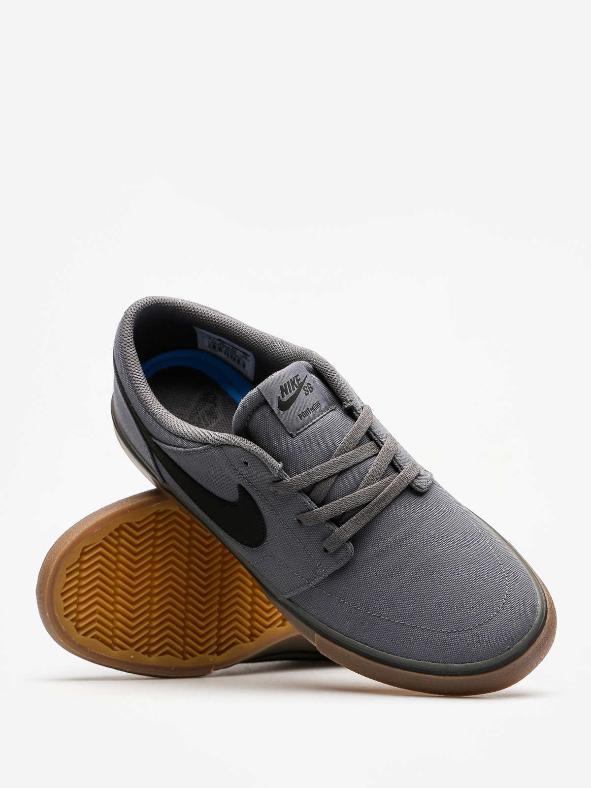 Nike SB Shoes Sb Solarsoft Portmore II (dark grey/black gum light brown)