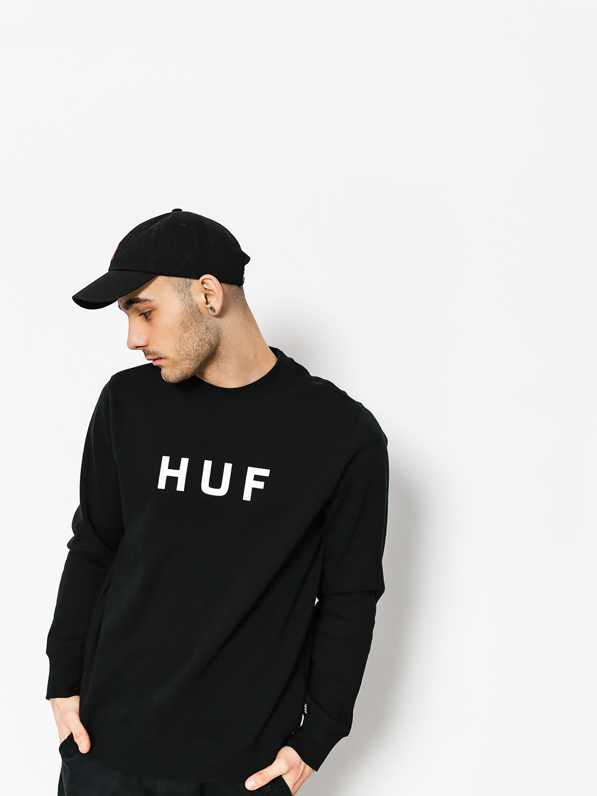 Black 2025 huf sweatshirt