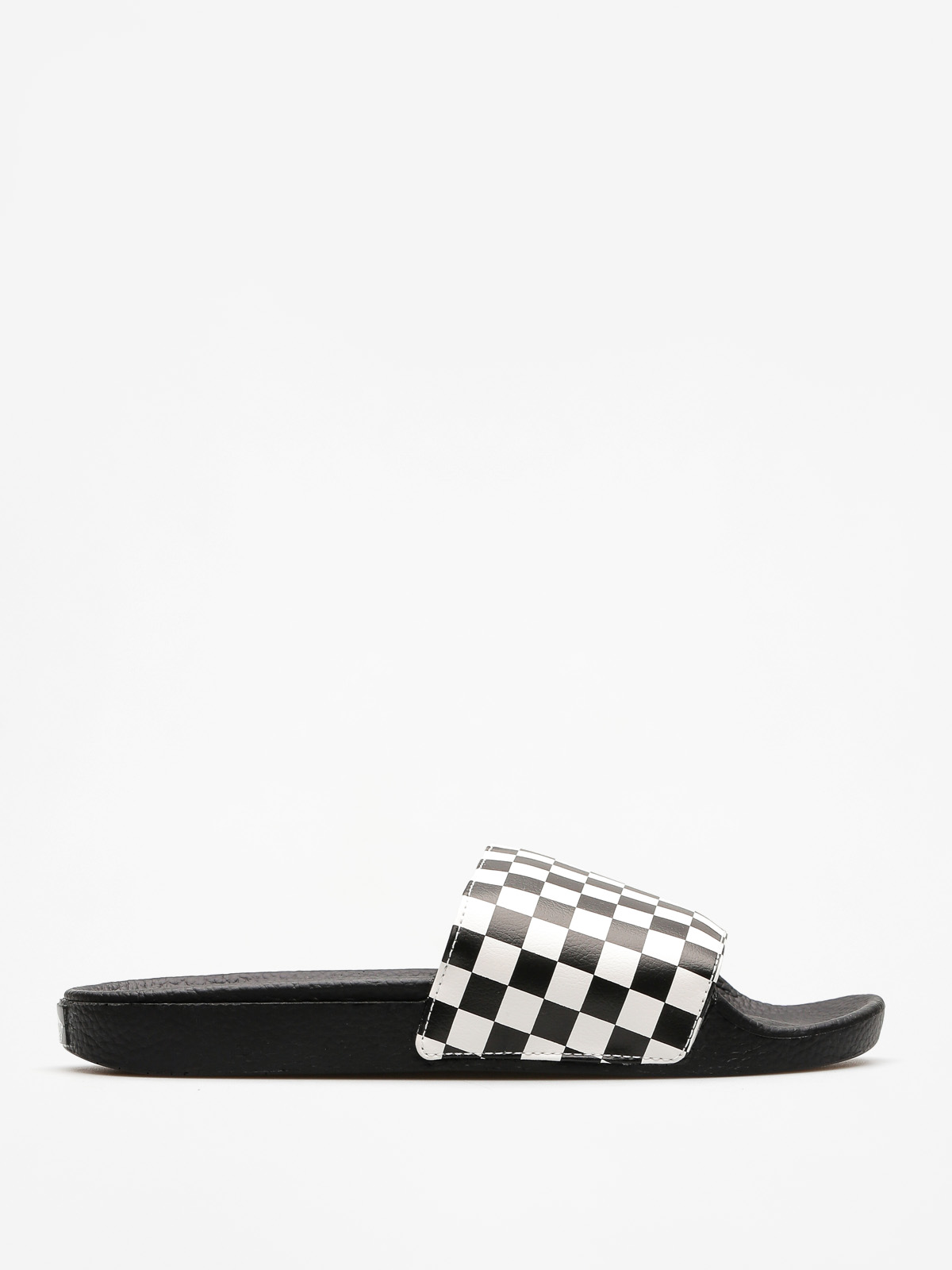 Vans Flip Flops Slide On (checkerboard/white)