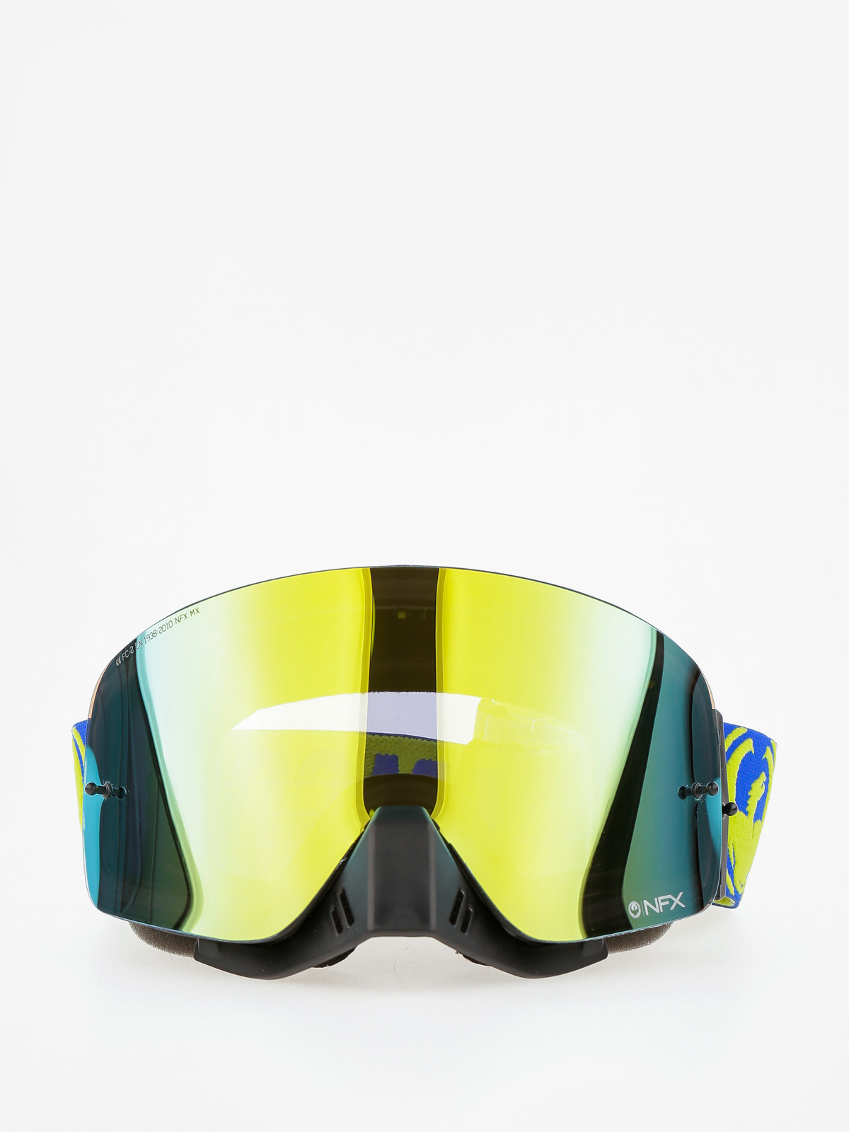 Dragon Motocross Goggle NFX (break highvis/smoke gold cle)