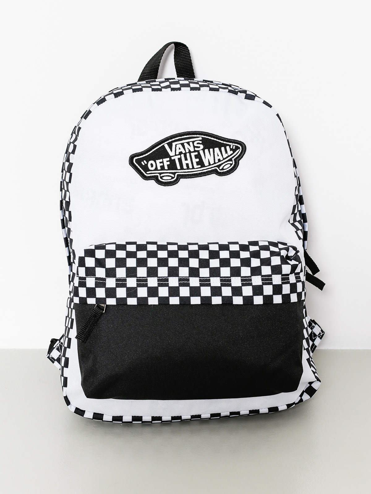 Vans Backpack Realm Wmn (black white/checkerboard)