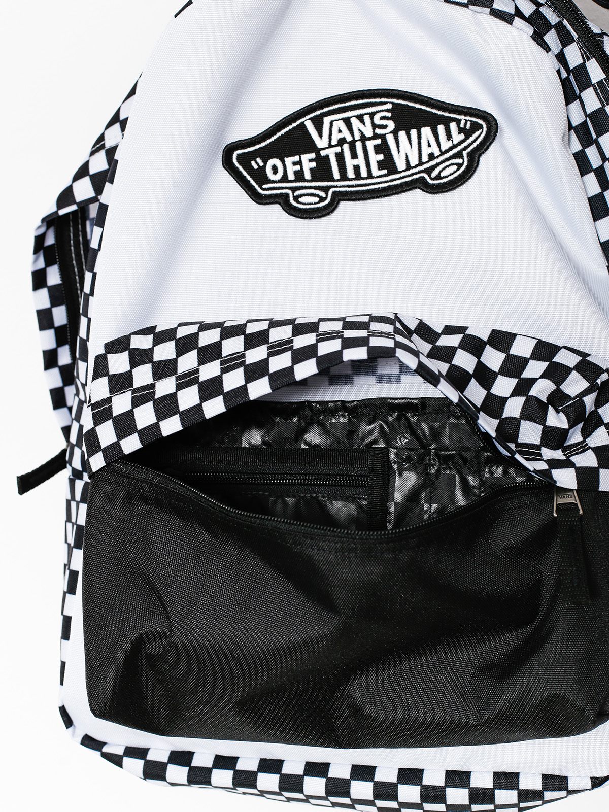 Vans Backpack Realm Wmn (black white/checkerboard)