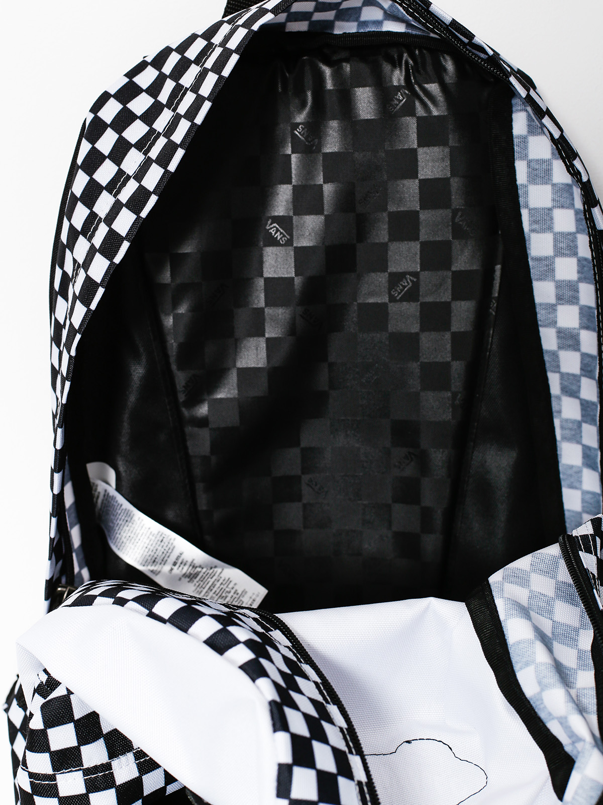 Vans Backpack Realm Wmn (black white/checkerboard)