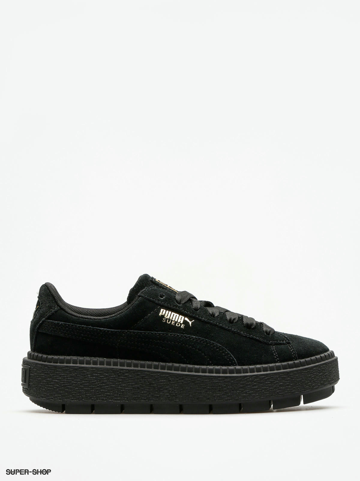 puma black shoes platform
