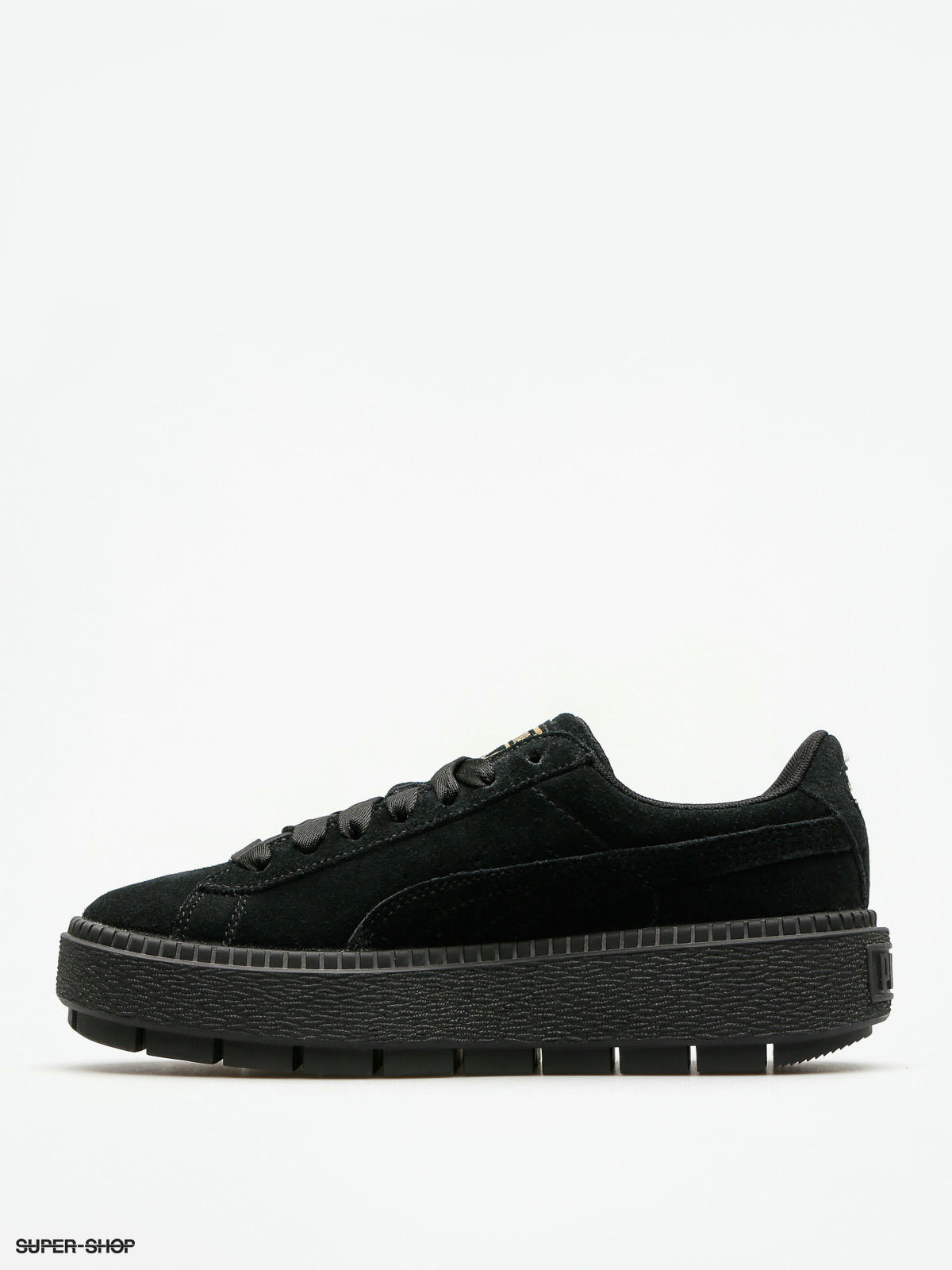 Puma black platform on sale shoes