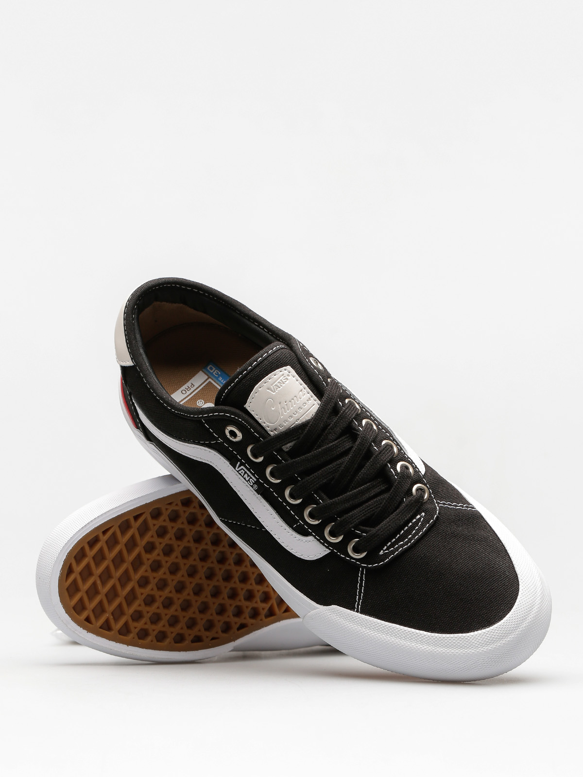 vans chima pro 2 black white