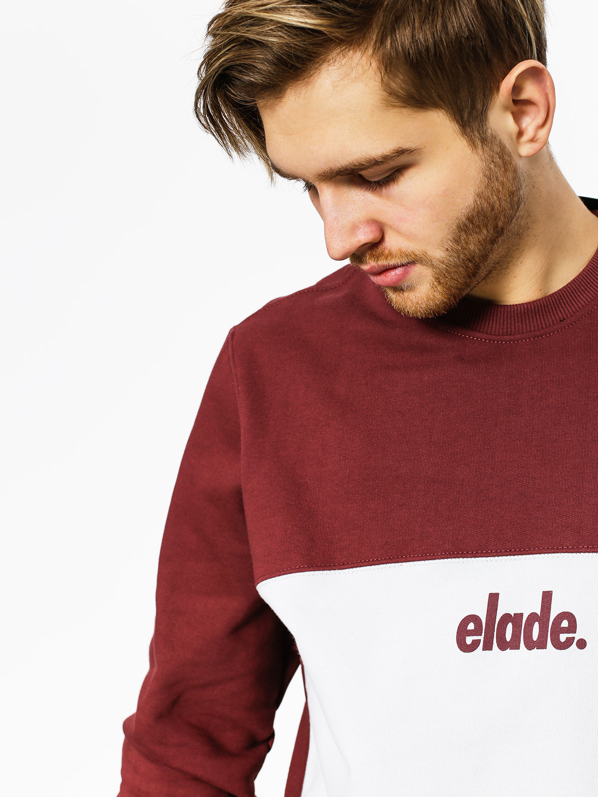 Elade Sweatshirt Two Tone (maroon/grey)